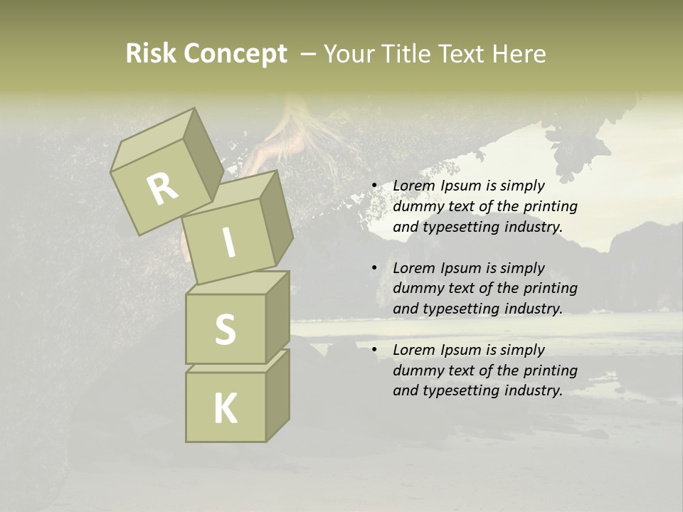 Sitting Naked Figure PowerPoint Template