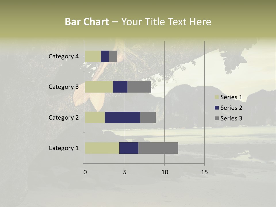 Sitting Naked Figure PowerPoint Template