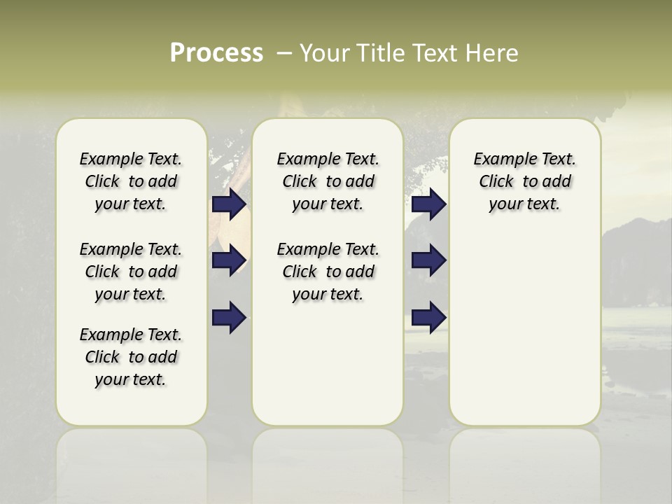 Sitting Naked Figure PowerPoint Template
