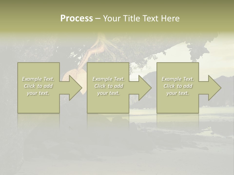 Sitting Naked Figure PowerPoint Template