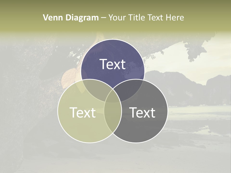 Sitting Naked Figure PowerPoint Template