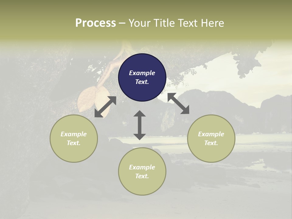 Sitting Naked Figure PowerPoint Template