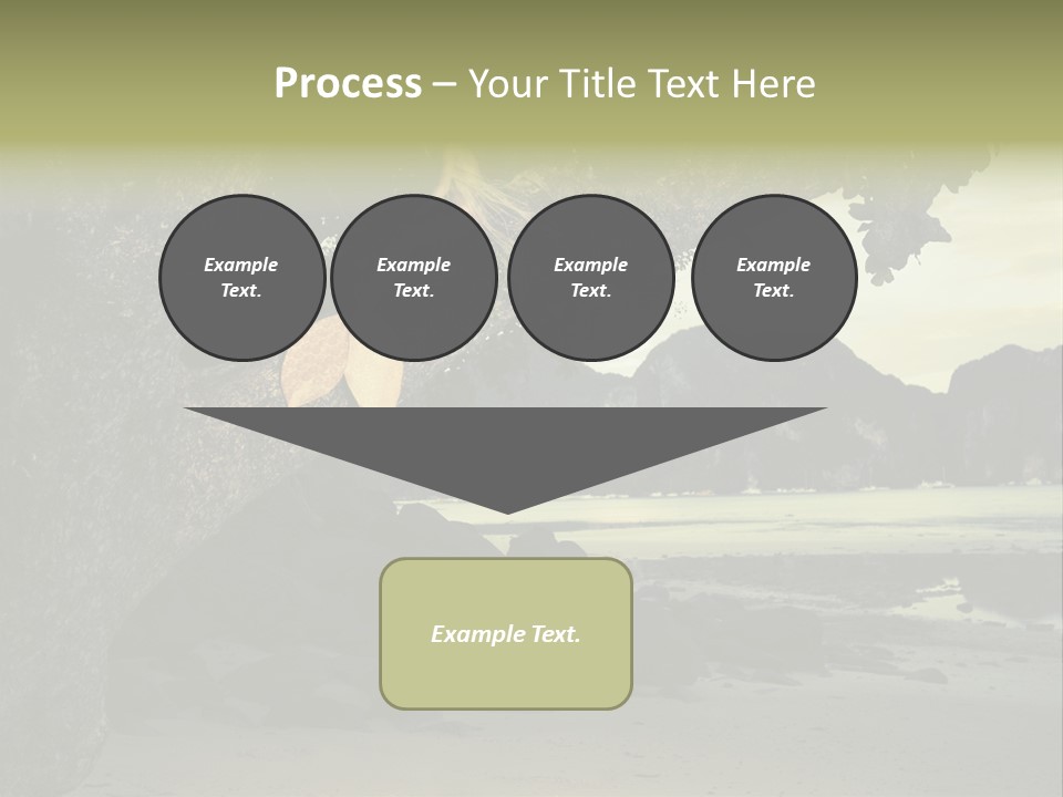 Sitting Naked Figure PowerPoint Template