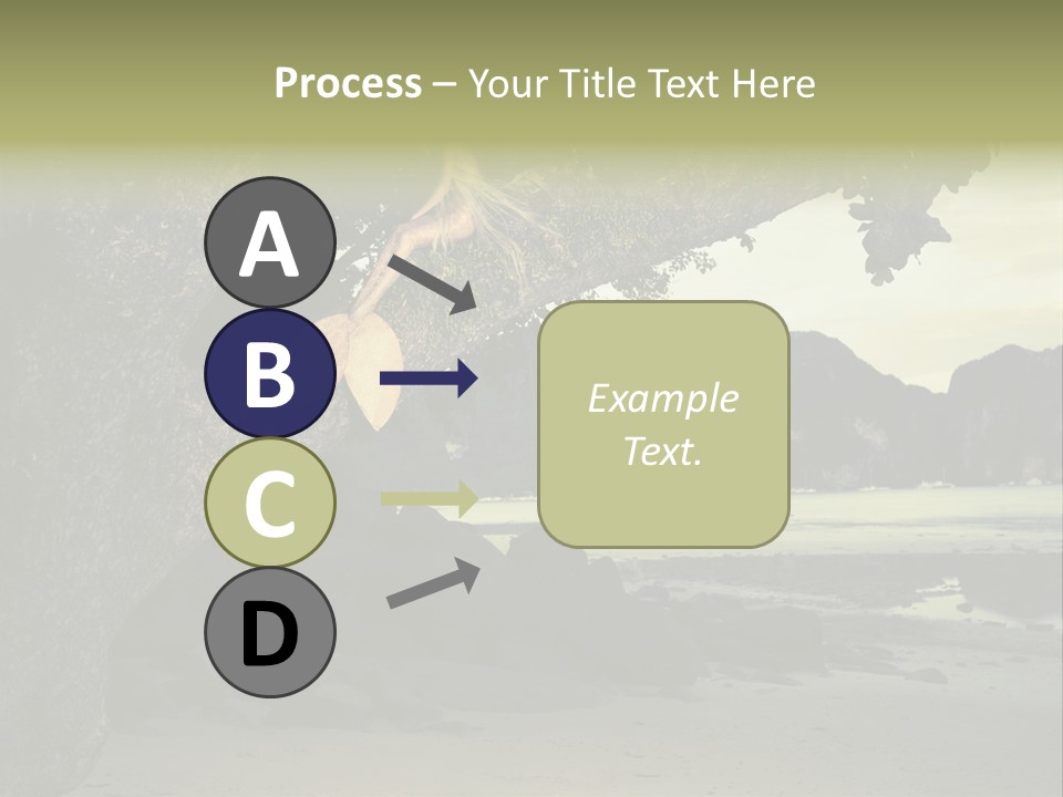 Sitting Naked Figure PowerPoint Template