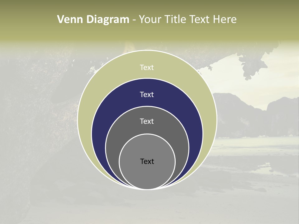 Sitting Naked Figure PowerPoint Template