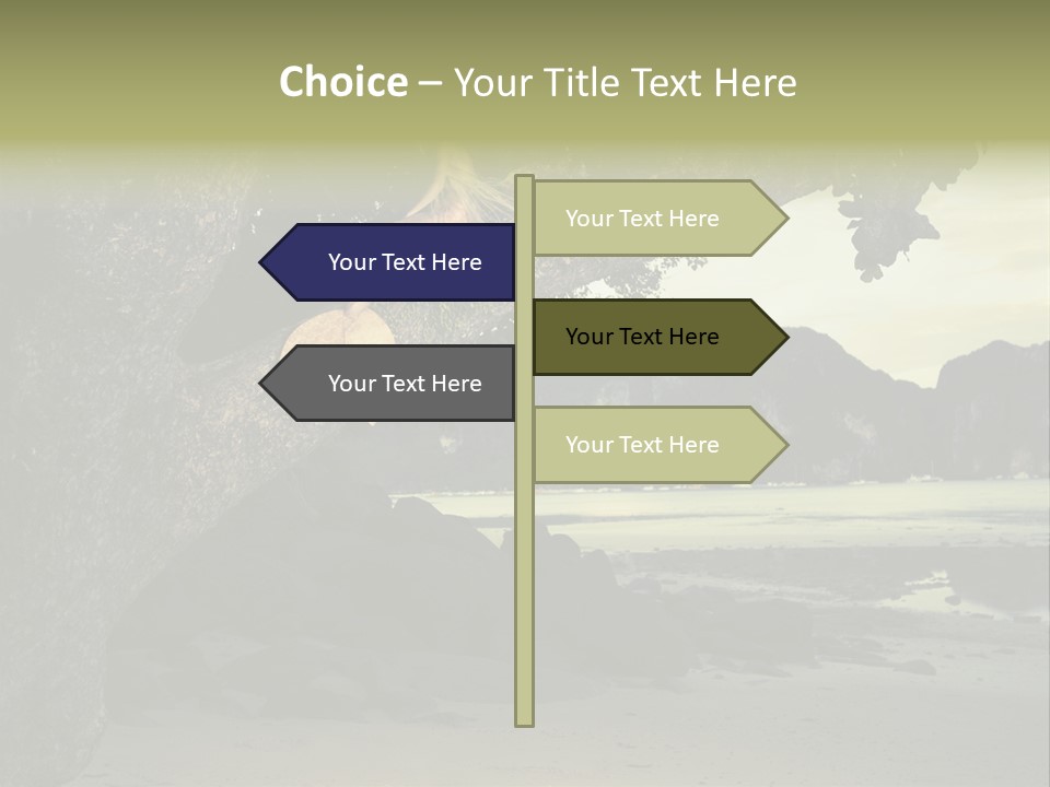 Sitting Naked Figure PowerPoint Template