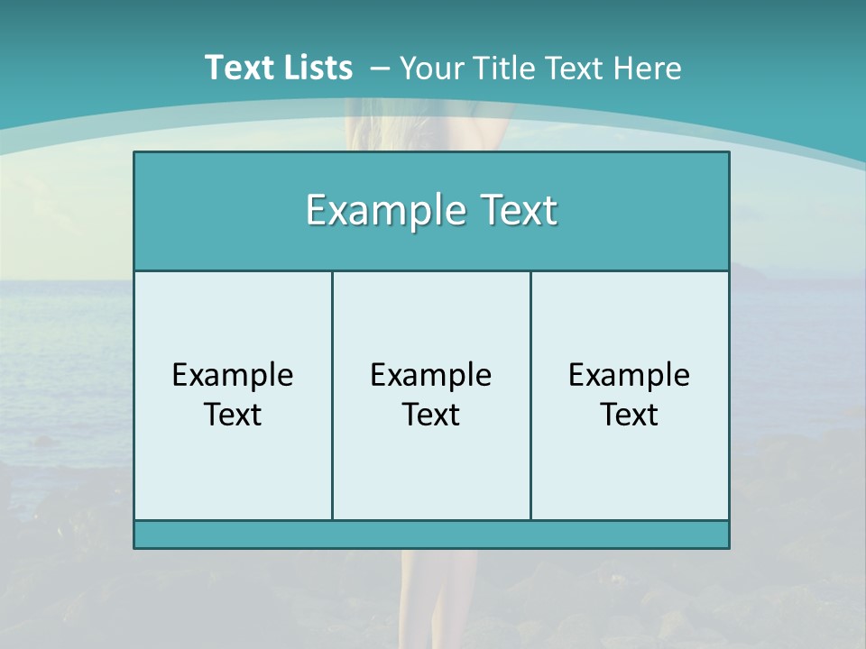 Model Body Eve PowerPoint Template