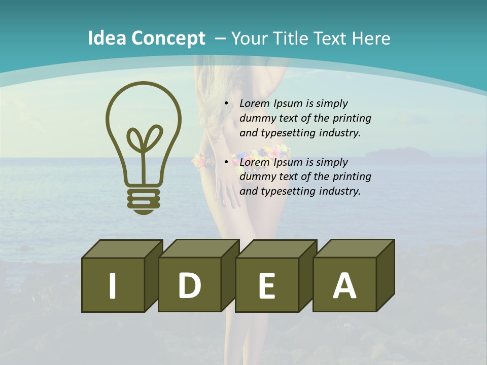 Model Body Eve PowerPoint Template