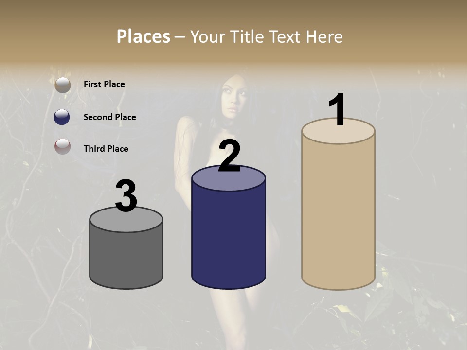 Dryad Fairy Female PowerPoint Template