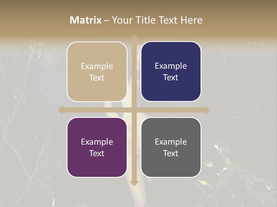 Dryad Fairy Female PowerPoint Template