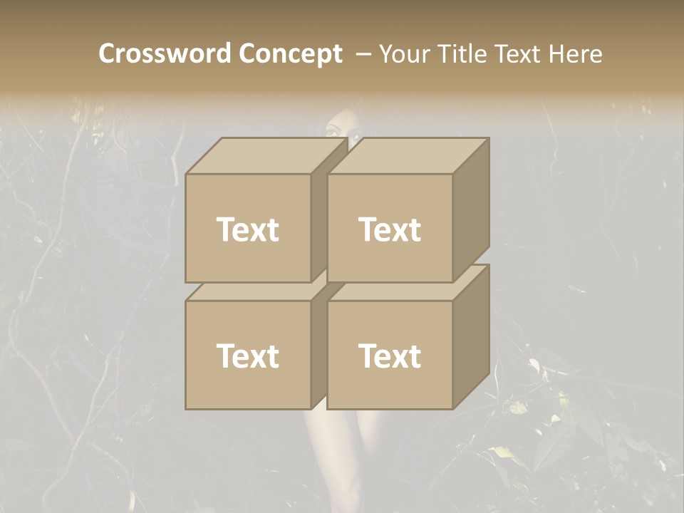 Dryad Fairy Female PowerPoint Template