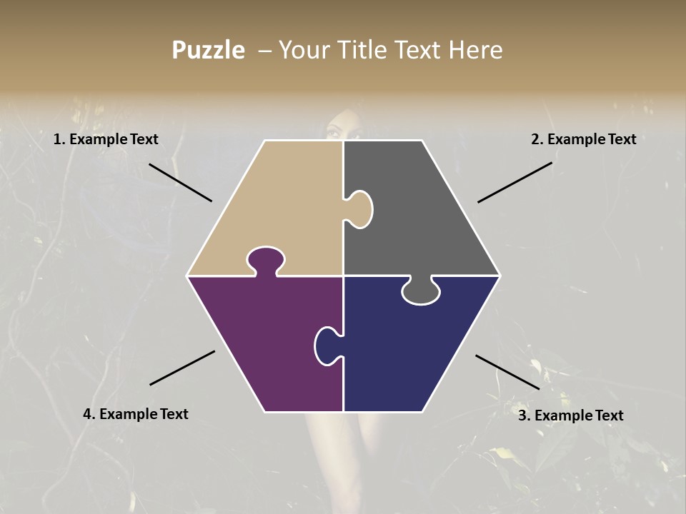 Dryad Fairy Female PowerPoint Template