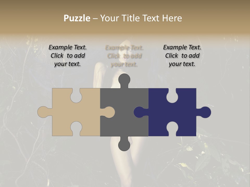 Dryad Fairy Female PowerPoint Template