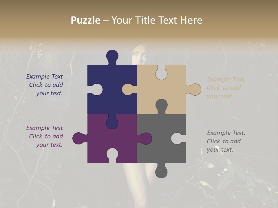 Dryad Fairy Female PowerPoint Template