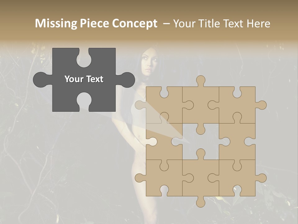 Dryad Fairy Female PowerPoint Template