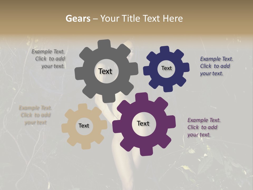 Dryad Fairy Female PowerPoint Template