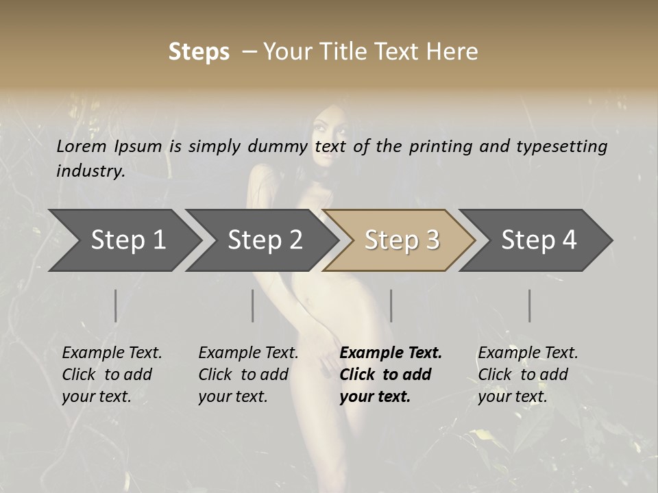Dryad Fairy Female PowerPoint Template