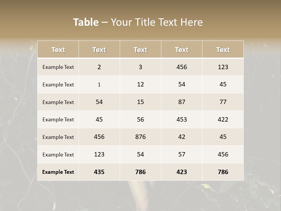 Dryad Fairy Female PowerPoint Template