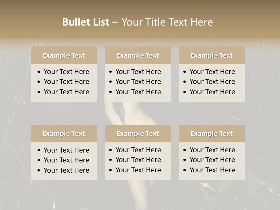 Dryad Fairy Female PowerPoint Template