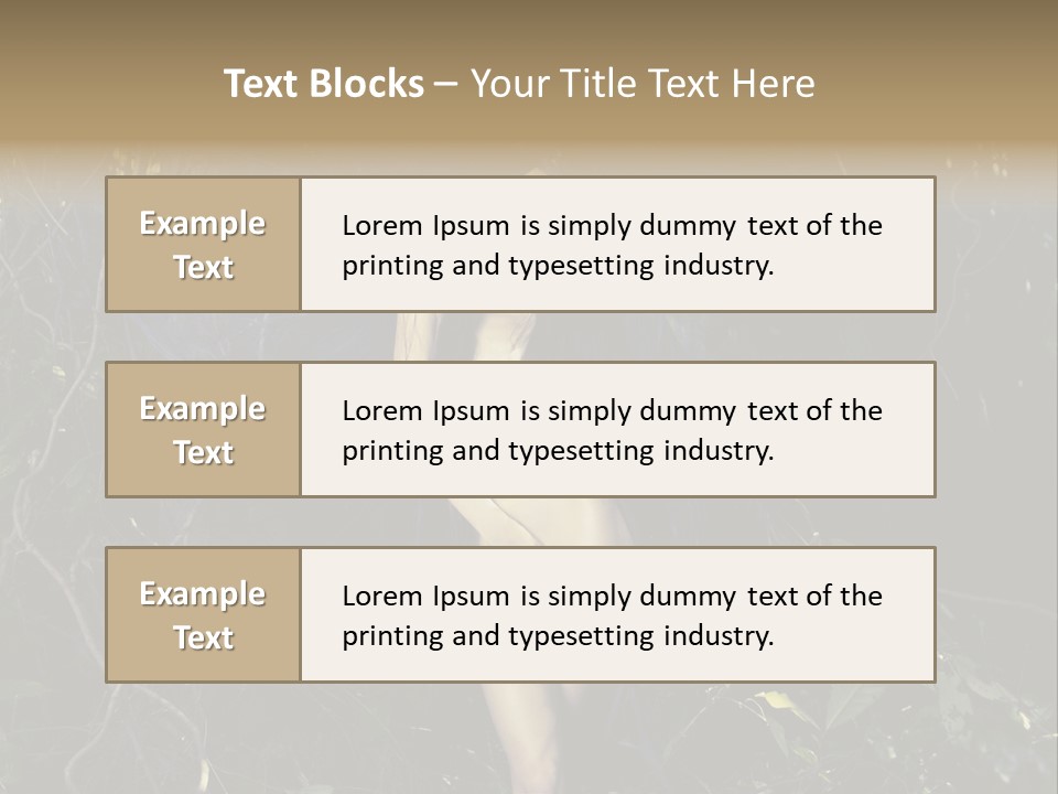 Dryad Fairy Female PowerPoint Template