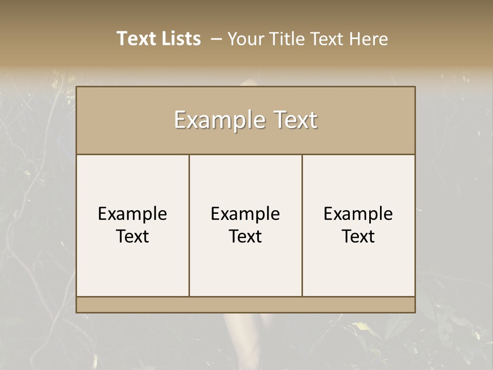 Dryad Fairy Female PowerPoint Template