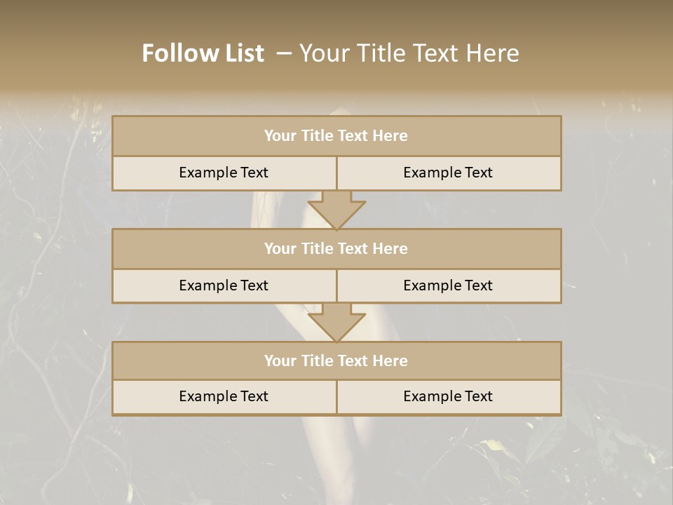Dryad Fairy Female PowerPoint Template