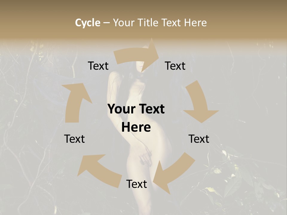 Dryad Fairy Female PowerPoint Template
