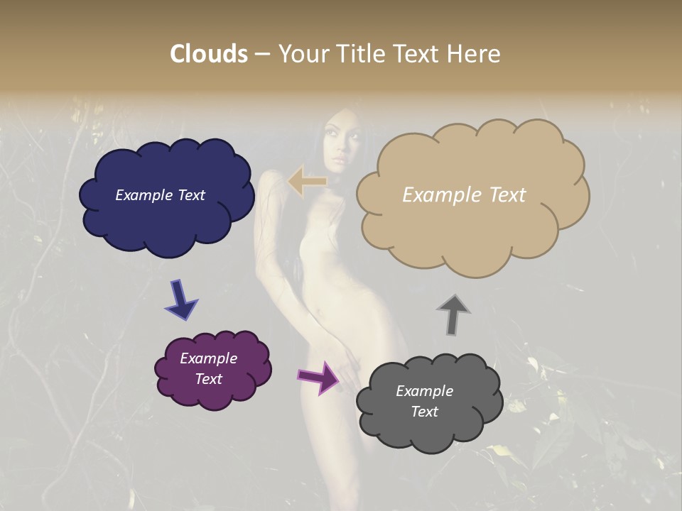 Dryad Fairy Female PowerPoint Template