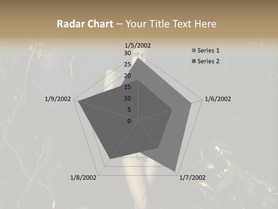 Dryad Fairy Female PowerPoint Template
