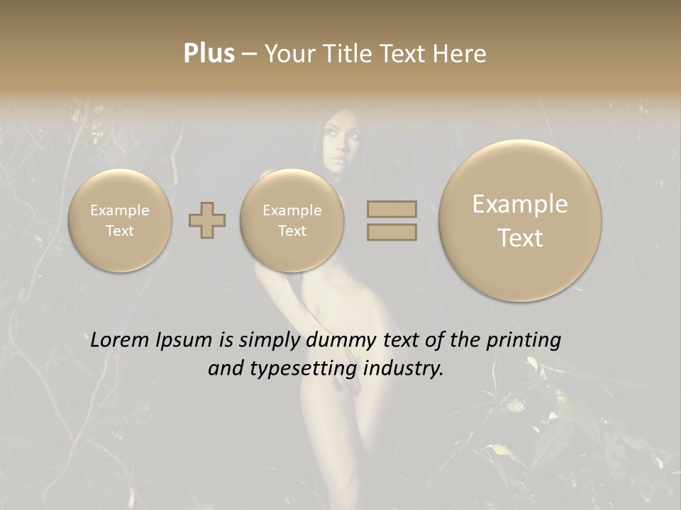 Dryad Fairy Female PowerPoint Template