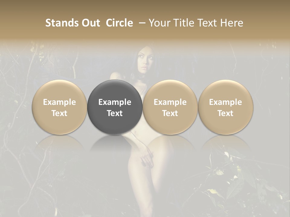 Dryad Fairy Female PowerPoint Template