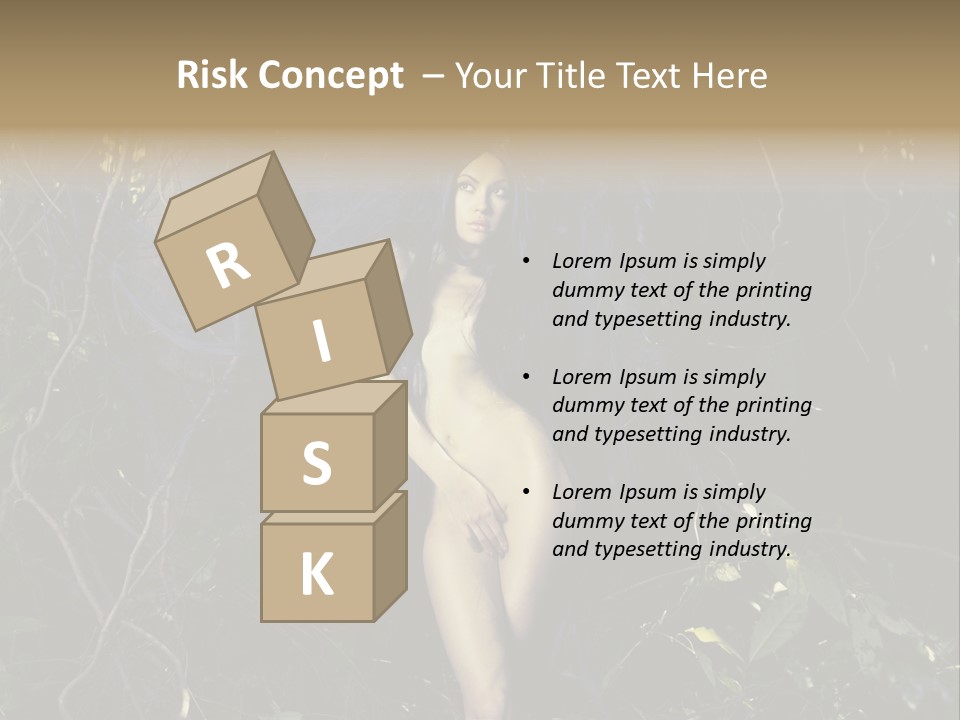 Dryad Fairy Female PowerPoint Template