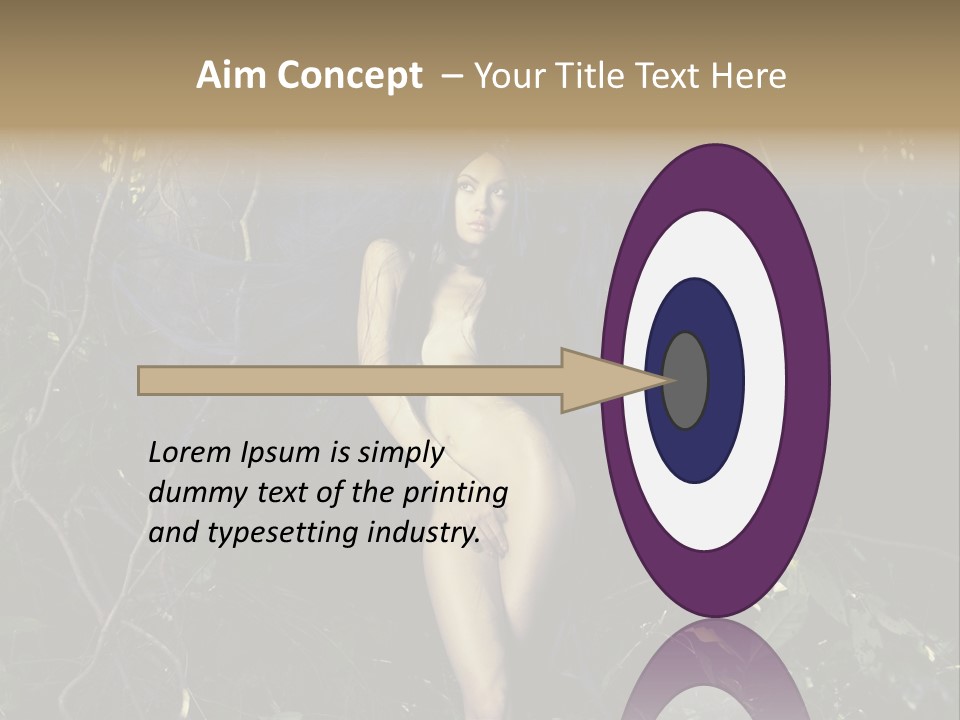 Dryad Fairy Female PowerPoint Template