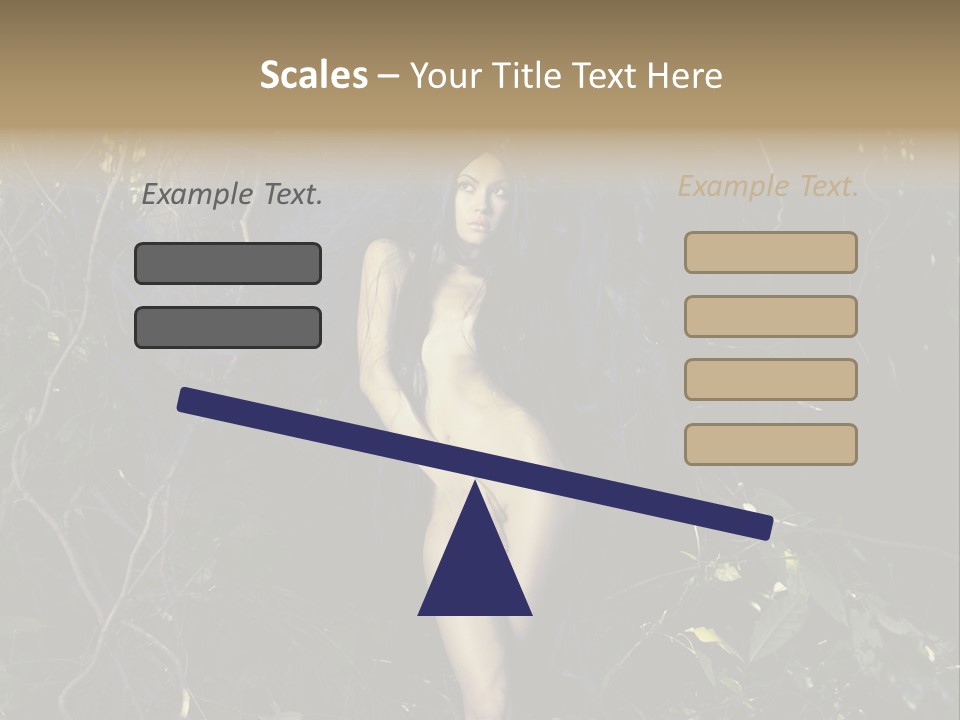 Dryad Fairy Female PowerPoint Template