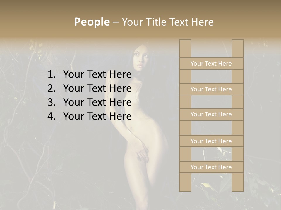 Dryad Fairy Female PowerPoint Template