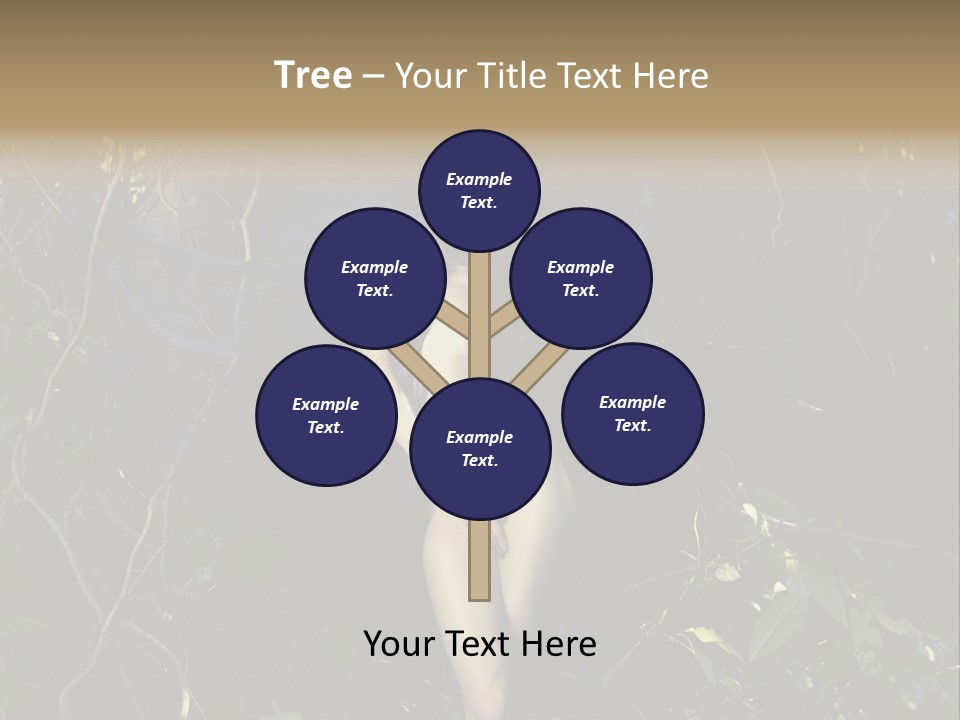 Dryad Fairy Female PowerPoint Template