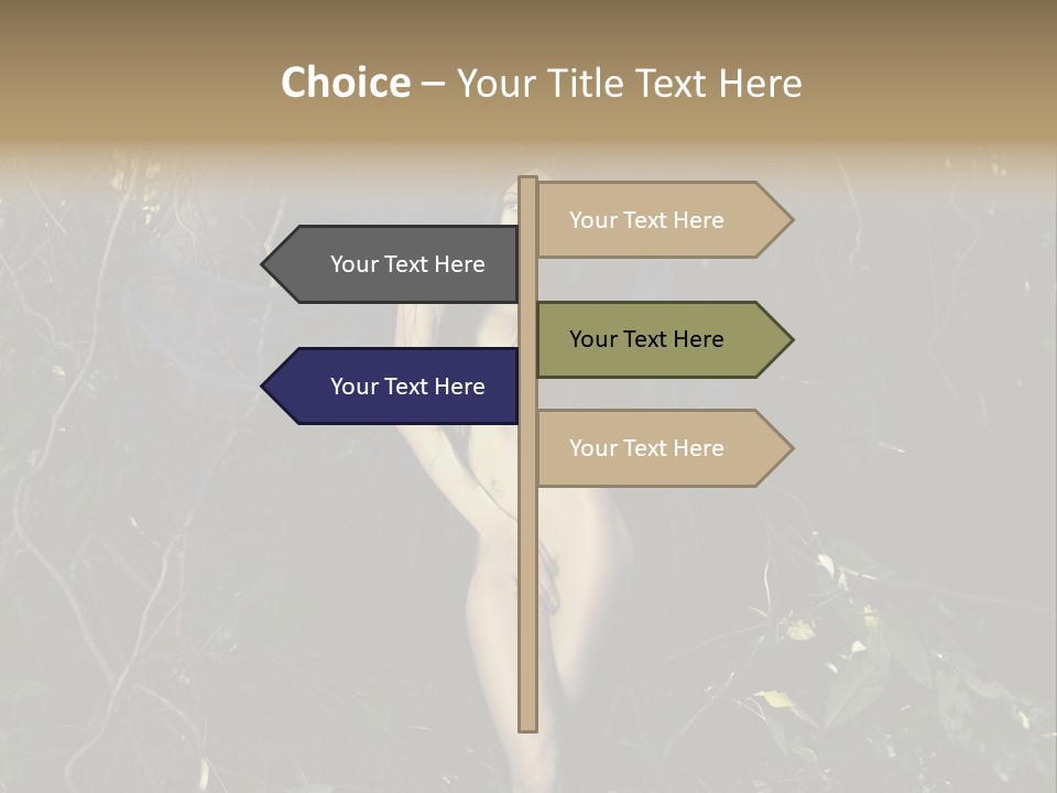 Dryad Fairy Female PowerPoint Template