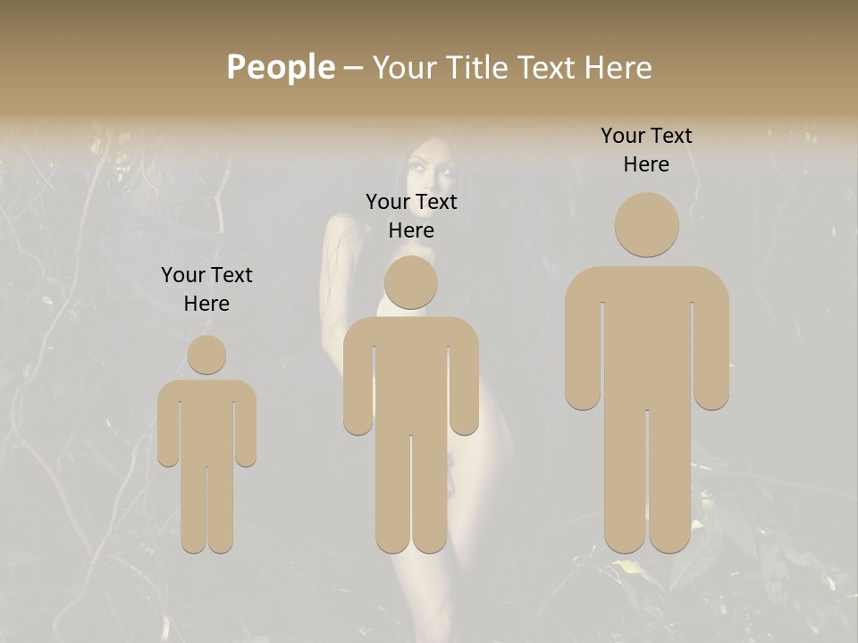 Dryad Fairy Female PowerPoint Template