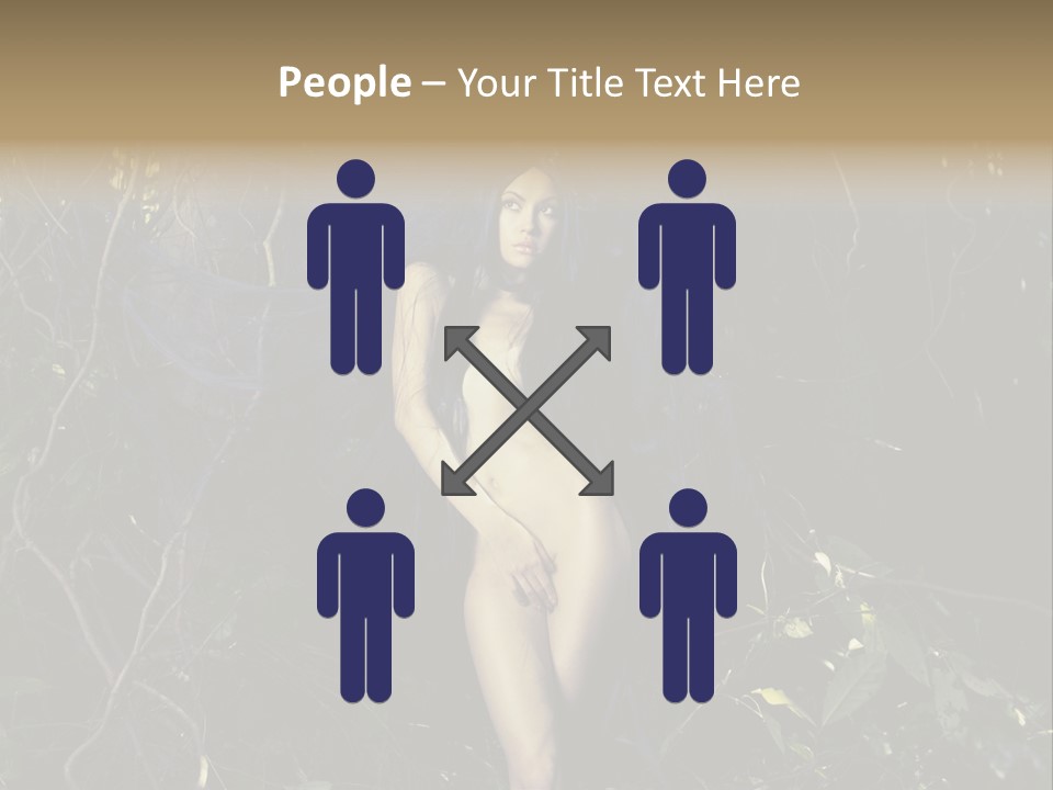 Dryad Fairy Female PowerPoint Template