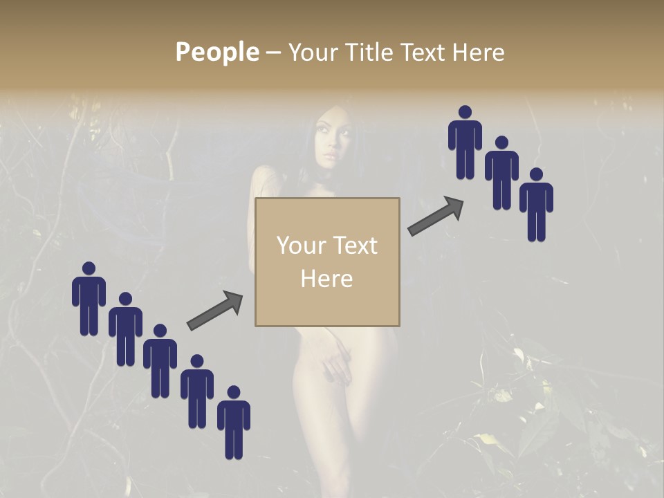 Dryad Fairy Female PowerPoint Template