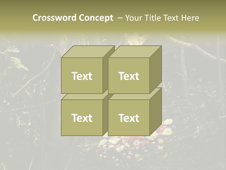 Dress Romantic Figure PowerPoint Template