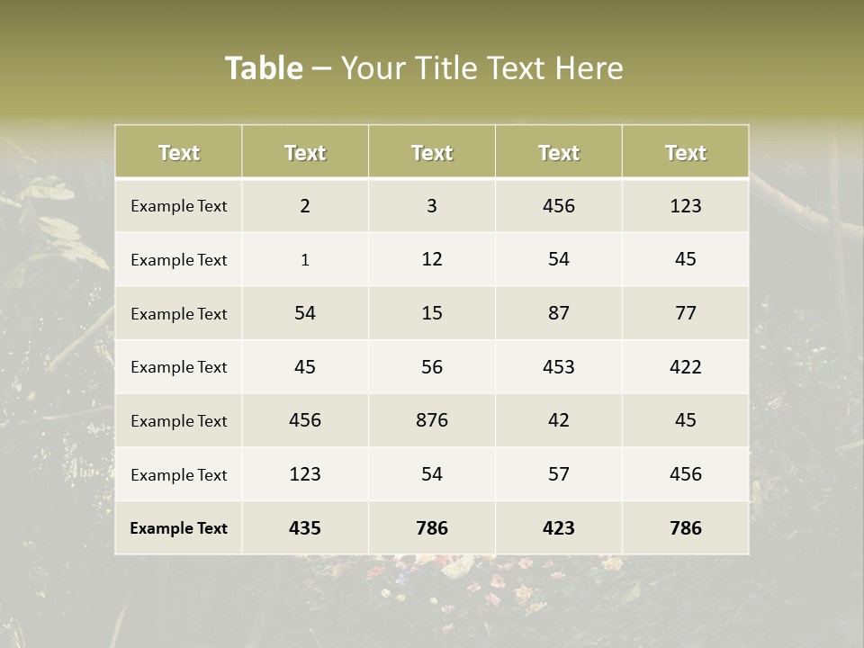 Dress Romantic Figure PowerPoint Template