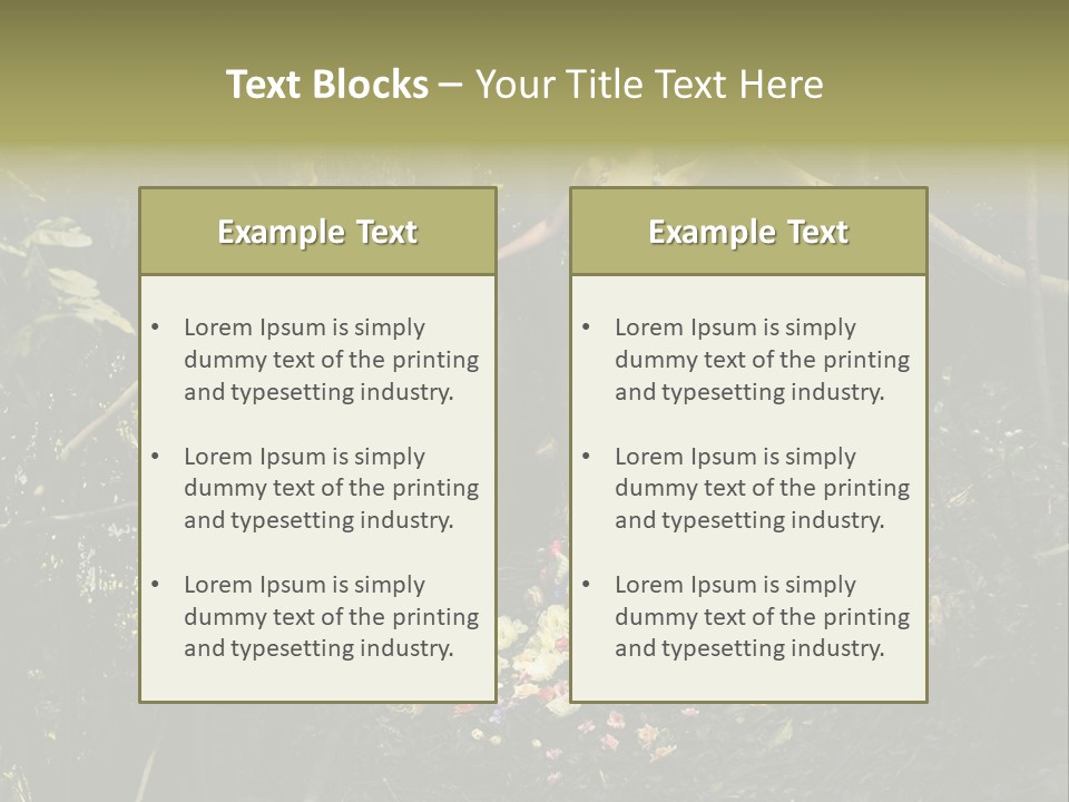 Dress Romantic Figure PowerPoint Template