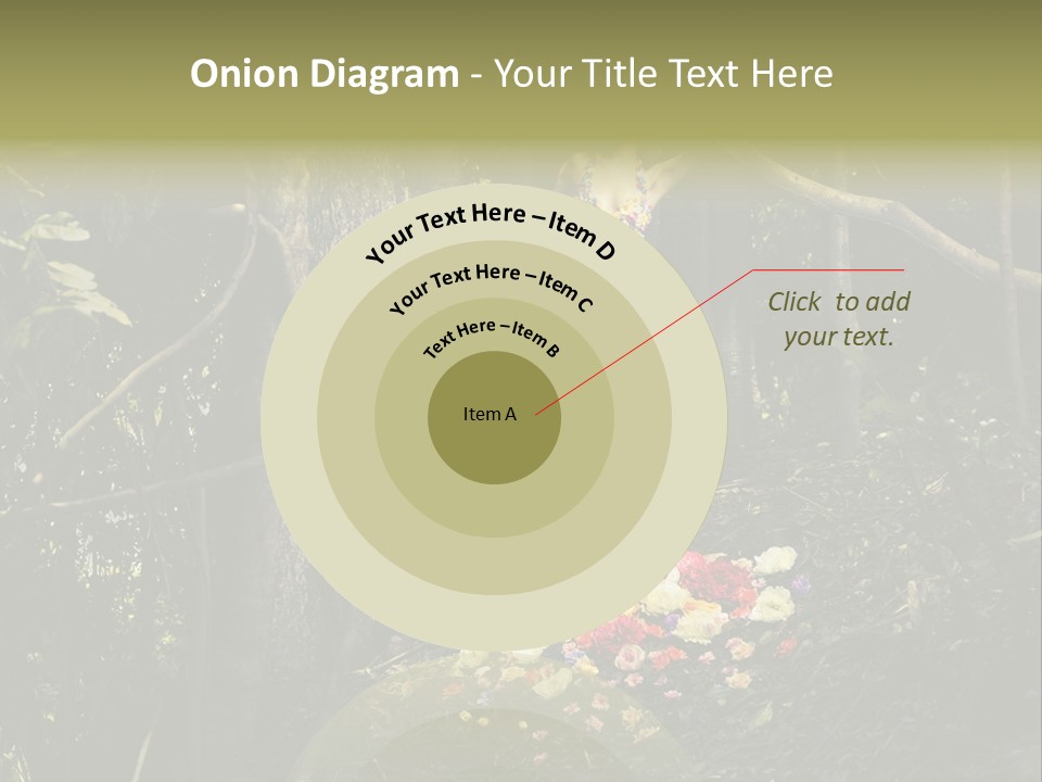 Dress Romantic Figure PowerPoint Template