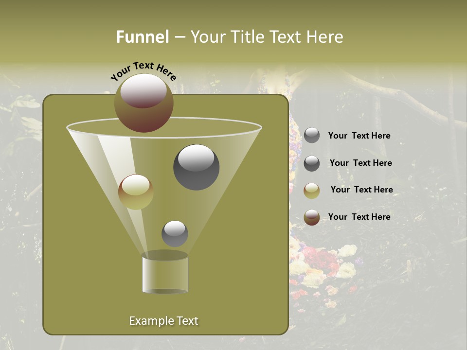 Dress Romantic Figure PowerPoint Template