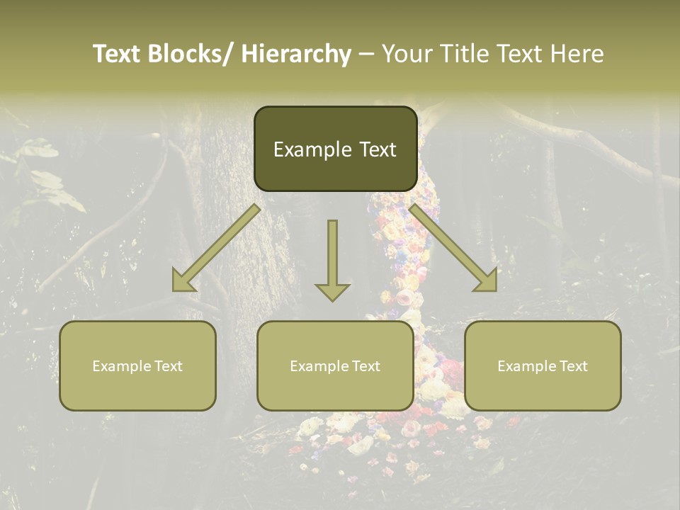 Dress Romantic Figure PowerPoint Template