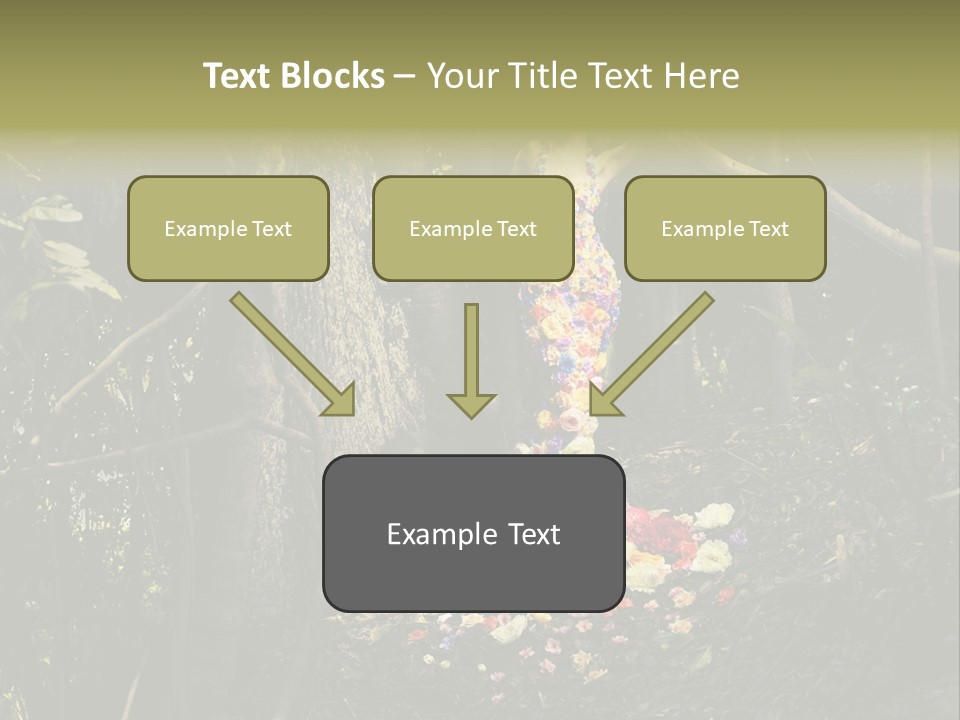 Dress Romantic Figure PowerPoint Template