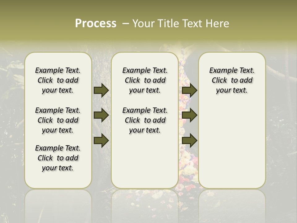 Dress Romantic Figure PowerPoint Template