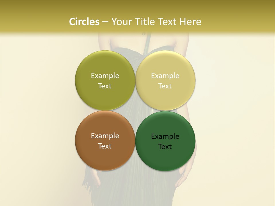 Person Brunette Fashionable PowerPoint Template