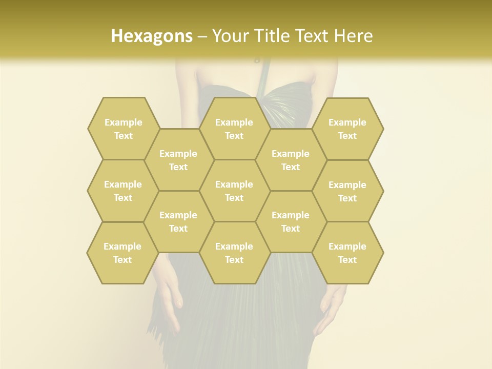 Person Brunette Fashionable PowerPoint Template